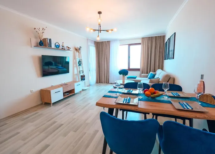 Apartment Blue Marine Apartment, Complex Carpe Diem Balchik, Free Parking Balchik
