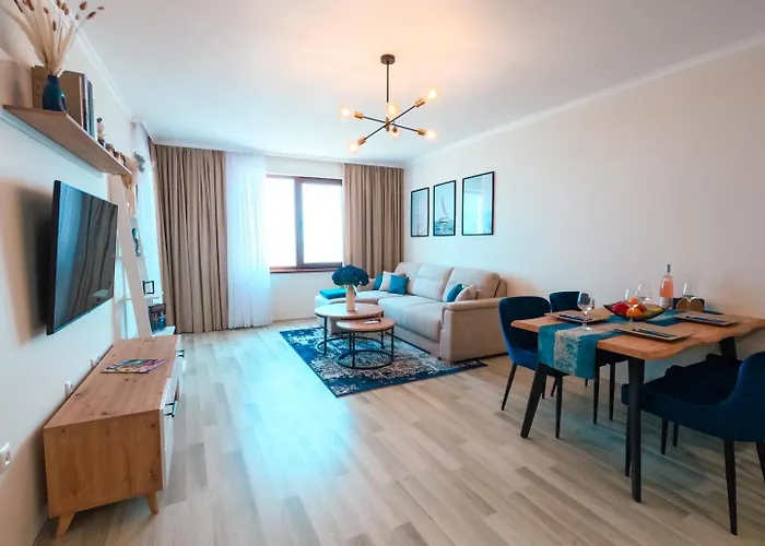 Apartment Blue Marine Apartment, Complex Carpe Diem Balchik, Free Parking Balchik